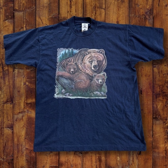 Vintage Grizzly Bear T-shirt​ - Picture 1 of 3